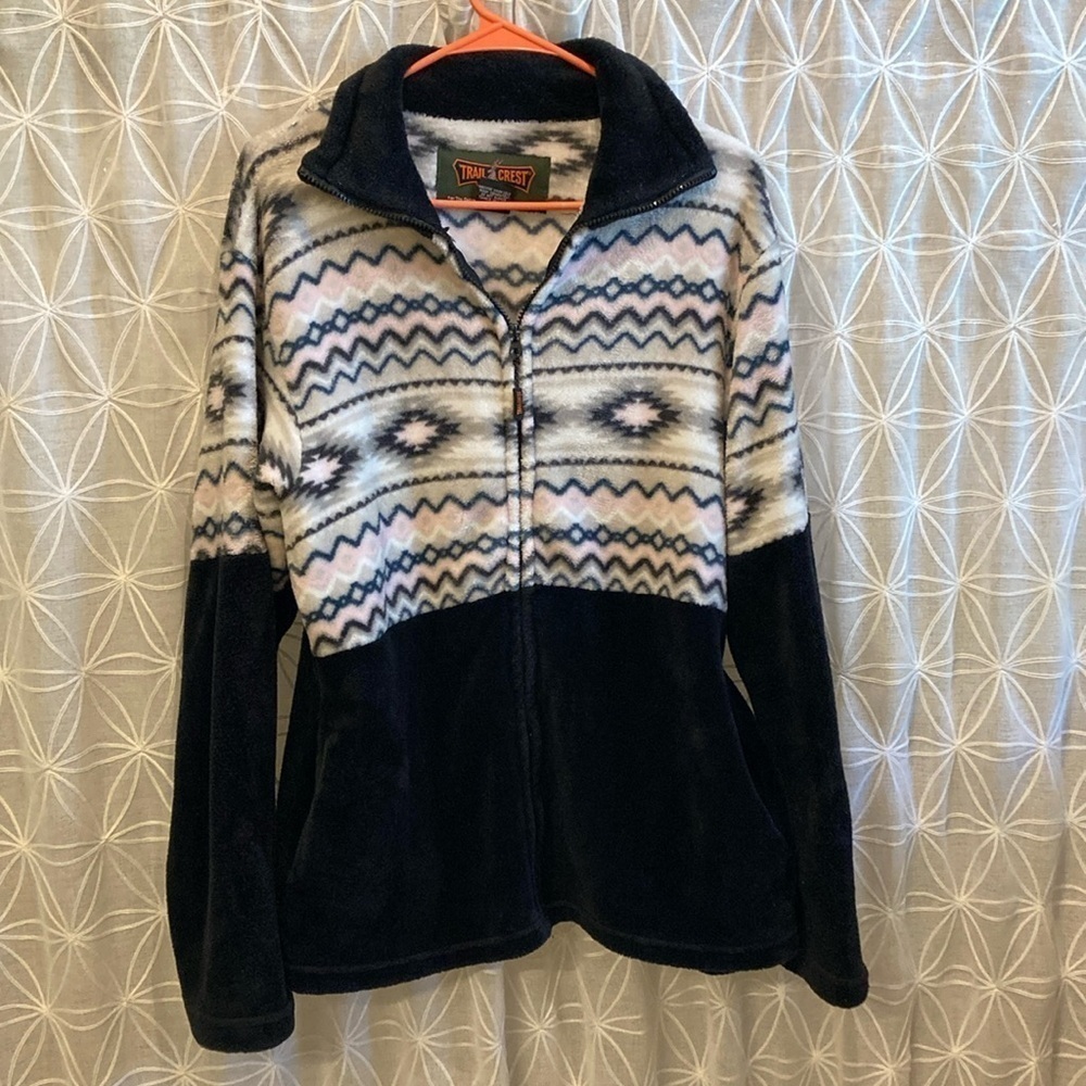 Trail Crest Fleece Zip Up Jacket